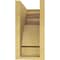 Ekena Millwork 6"W x 12"D x 12"H Classic Mayflower Rough Cedar Woodgrain TimberThane Corbel, Primed Tan CORUR06X12X12MAYRCPR - alternate 2